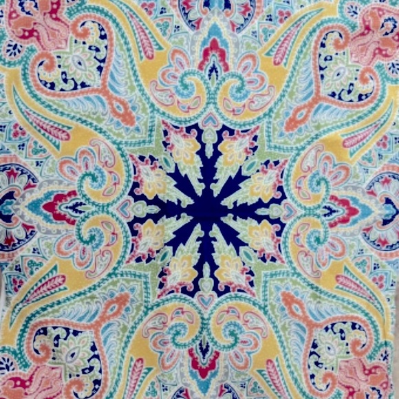 Pottery Barn Penelope Wall Hanging PBTeen Dorm Decor Cotton 80" Square Paisley - Picture 1 of 8